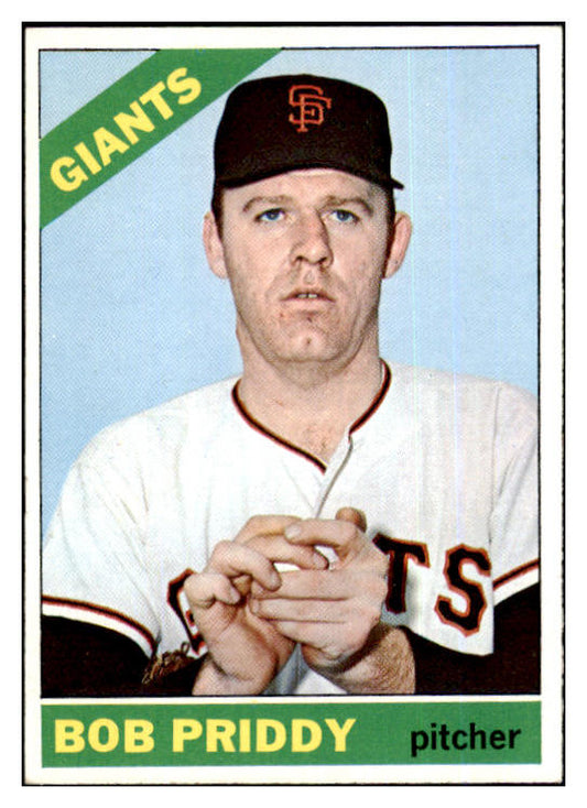1966 Topps Baseball #572 Bob Priddy Giants NR-MT 455202