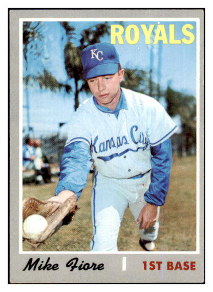 1970 Topps Baseball #709 Mike Fiore Royals VG-EX 455293