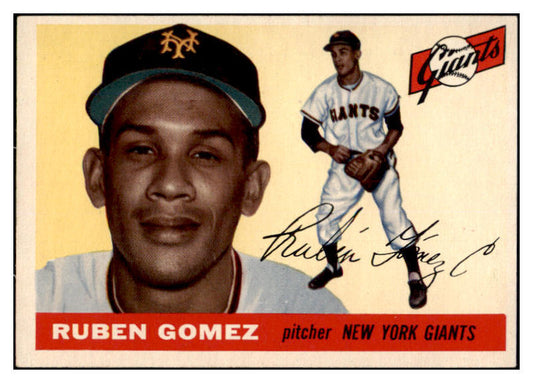 1955 Topps Baseball #071 Ruben Gomez Giants EX-MT 455601