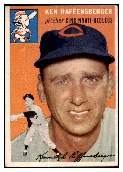 1954 Topps Baseball #046 Ken Raffensberger Reds EX-MT 456054