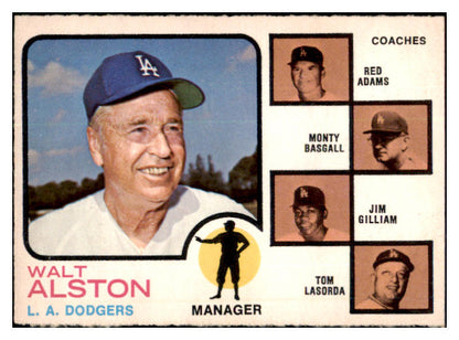 1973 O Pee Chee Baseball #569 Walt Alston Dodgers NR-MT 456714