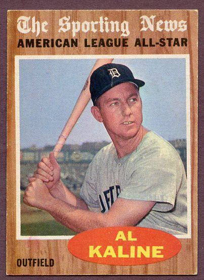 1962 Topps Baseball #470 Al Kaline A.S. Tigers EX-MT 457621