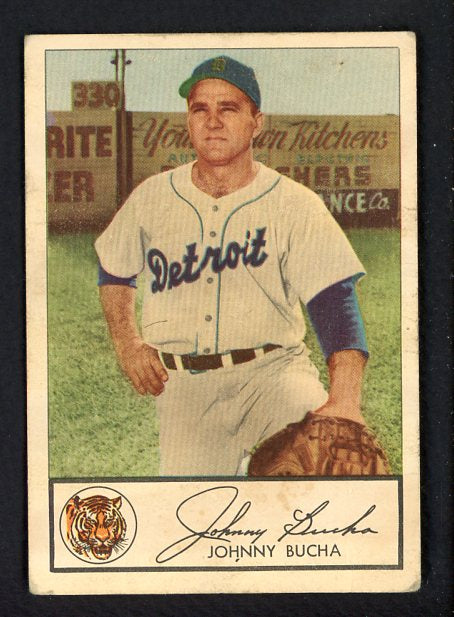 1953 Glendale Meats Johnny Bucha Tigers VG-EX 458420