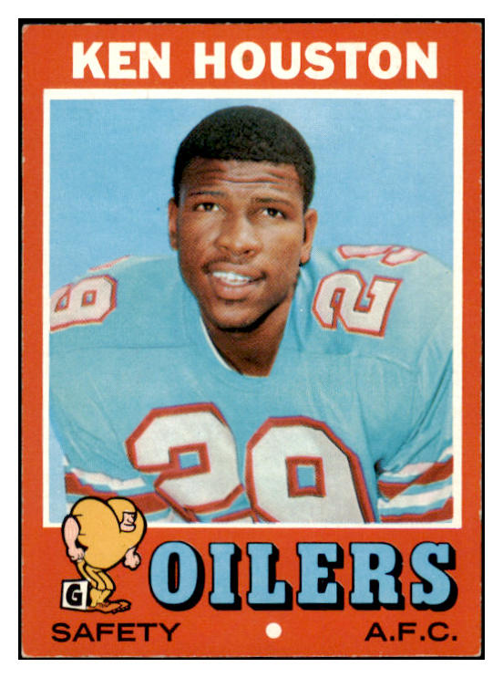 1971 Topps Football #113 Ken Houston Oilers EX 460129