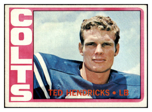 1972 Topps Football #093 Ted Hendricks Colts EX 460135