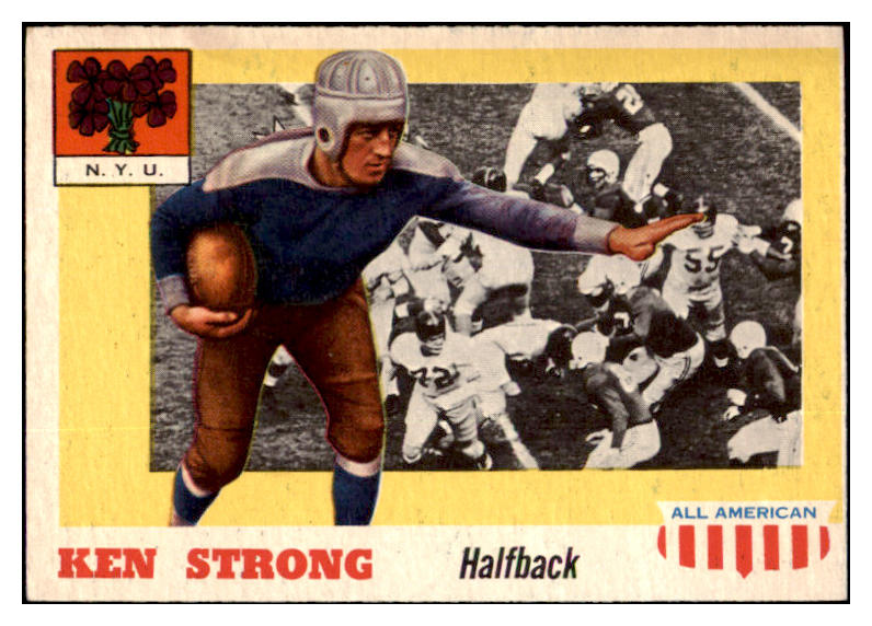 1955 Topps All American #024 Ken Strong NYU EX 460673