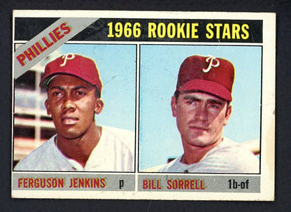 1966 Topps Baseball #254 Fergie Jenkins Phillies VG 460788